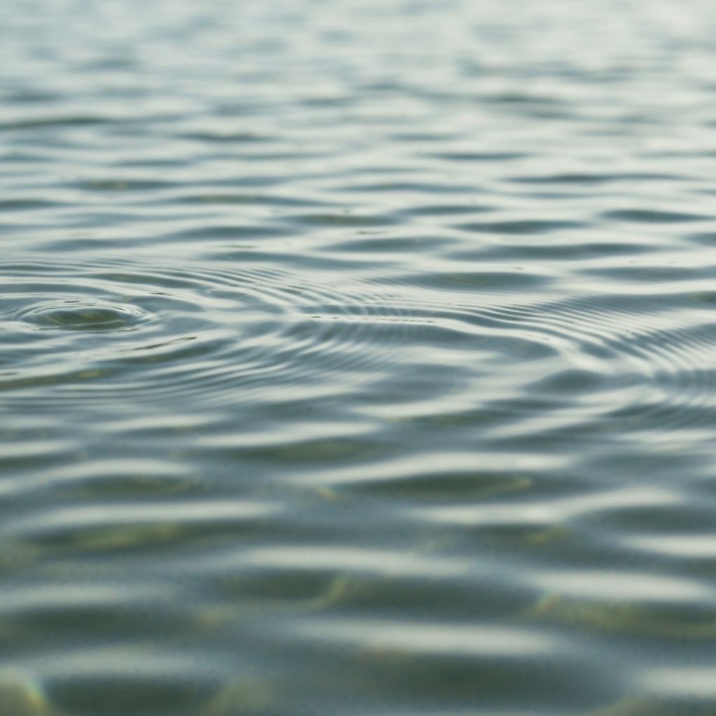Macro photography of water surface with gentle ripples